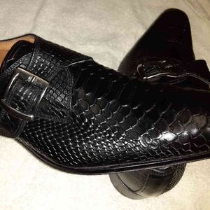 Men black Italian  shoe size 40
